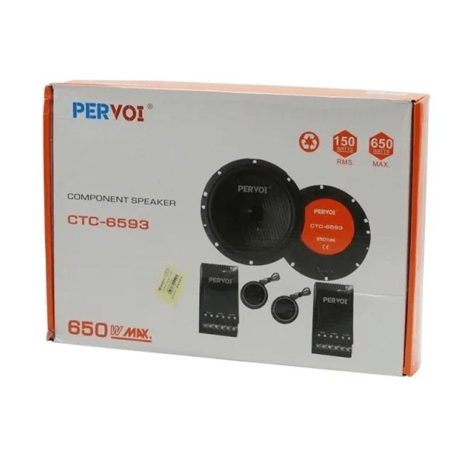 Parlantes Componente Pervoi CTC-6593 650w
