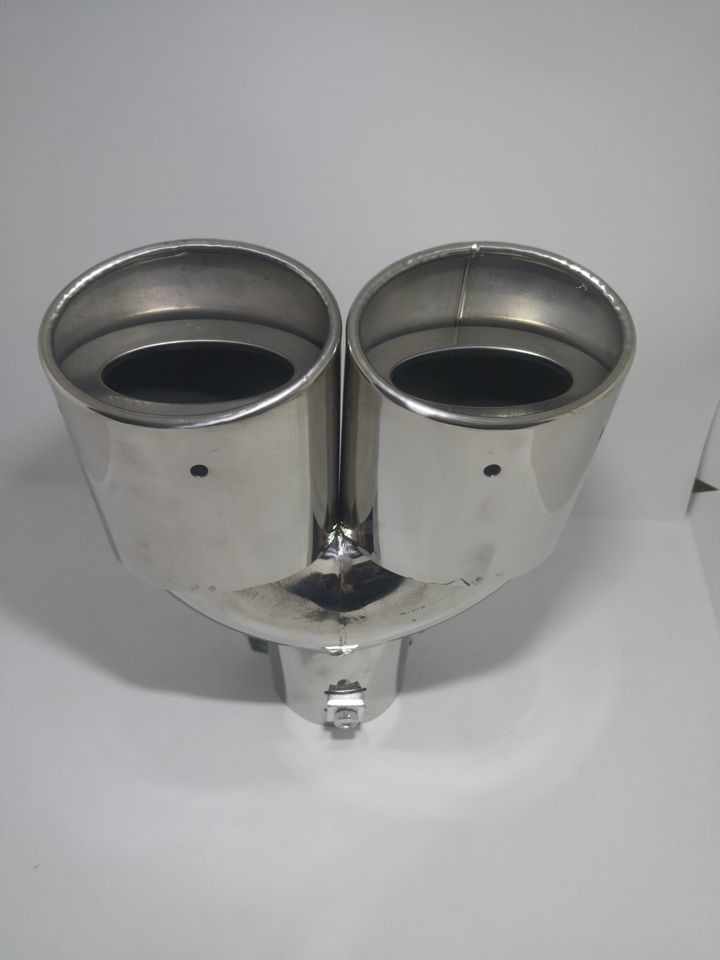 Cola Escape Doble Cromada Ovalada Grande H26-24