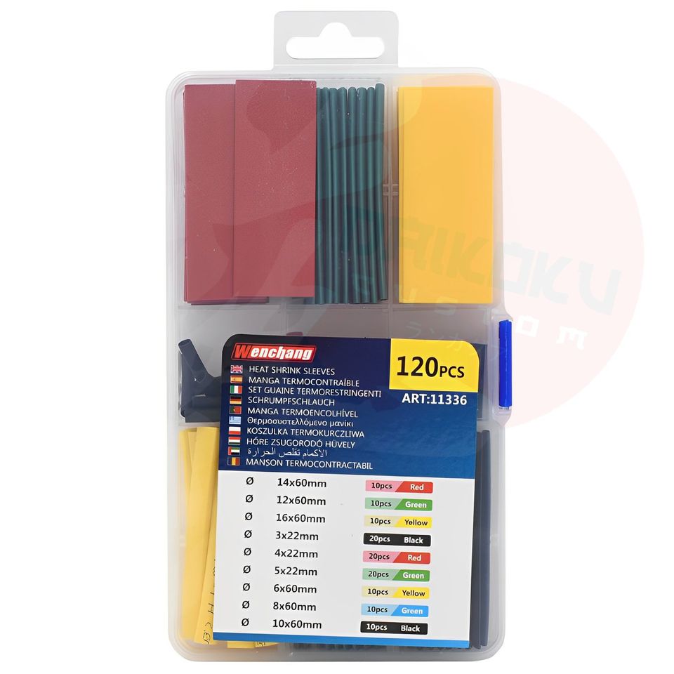 Caja Termocontraibles 120pcs Diferentes Medidas