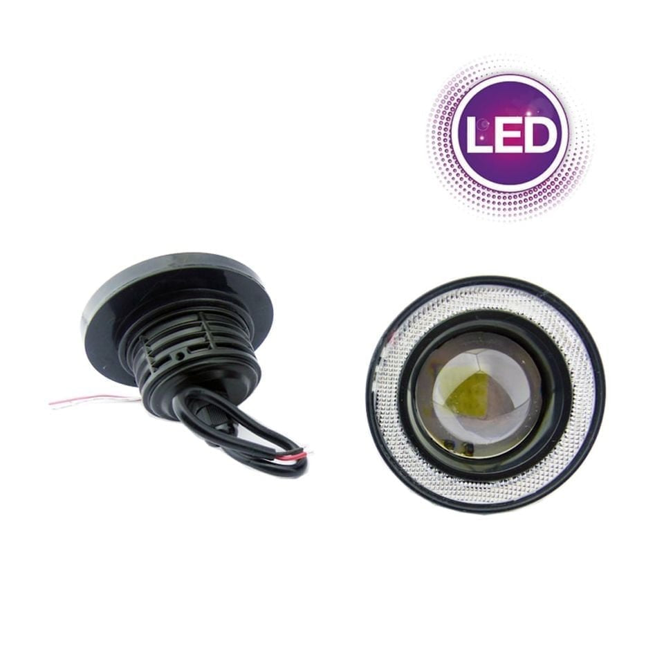 Neblineros Led R500 Ojo Angel Blanco X2