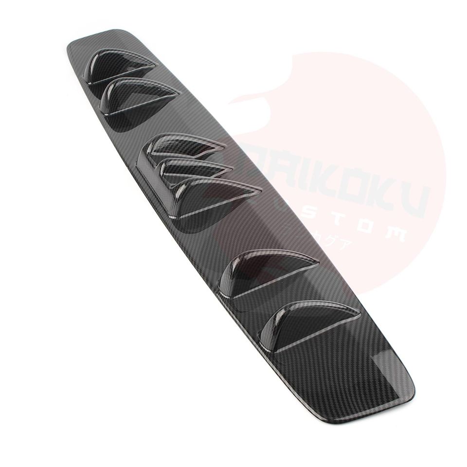 Difusor 7 Puntas Curvo Parachoque Carbono