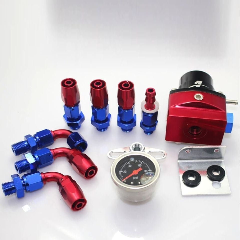 Kit Regulador Bencina Aeromotive 9pcs (Max 160psi)