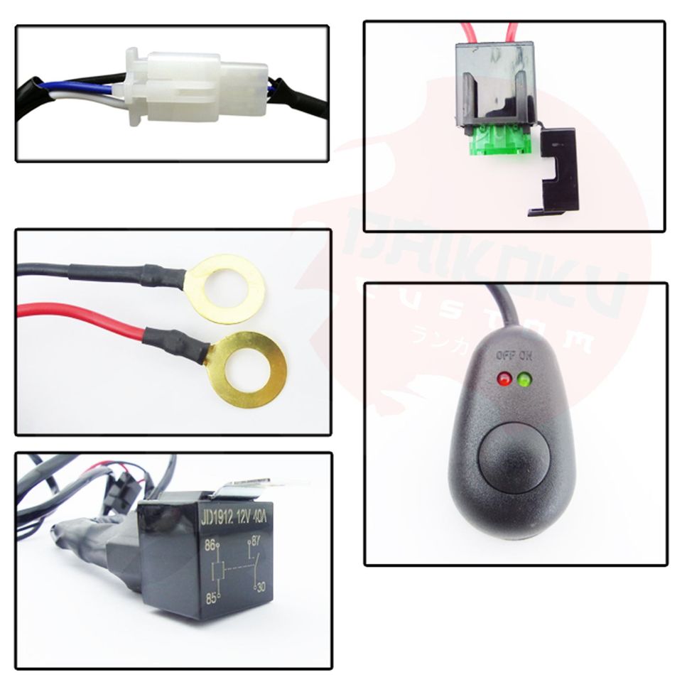 Kit Ramal Cables Instalacion Barra Led (1 Conector)