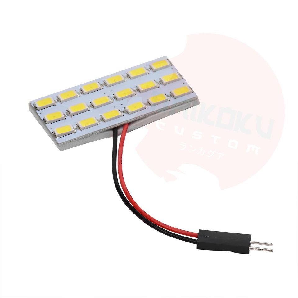 Placa Panel Led Techo 18 Cuadrados + Adaptadores