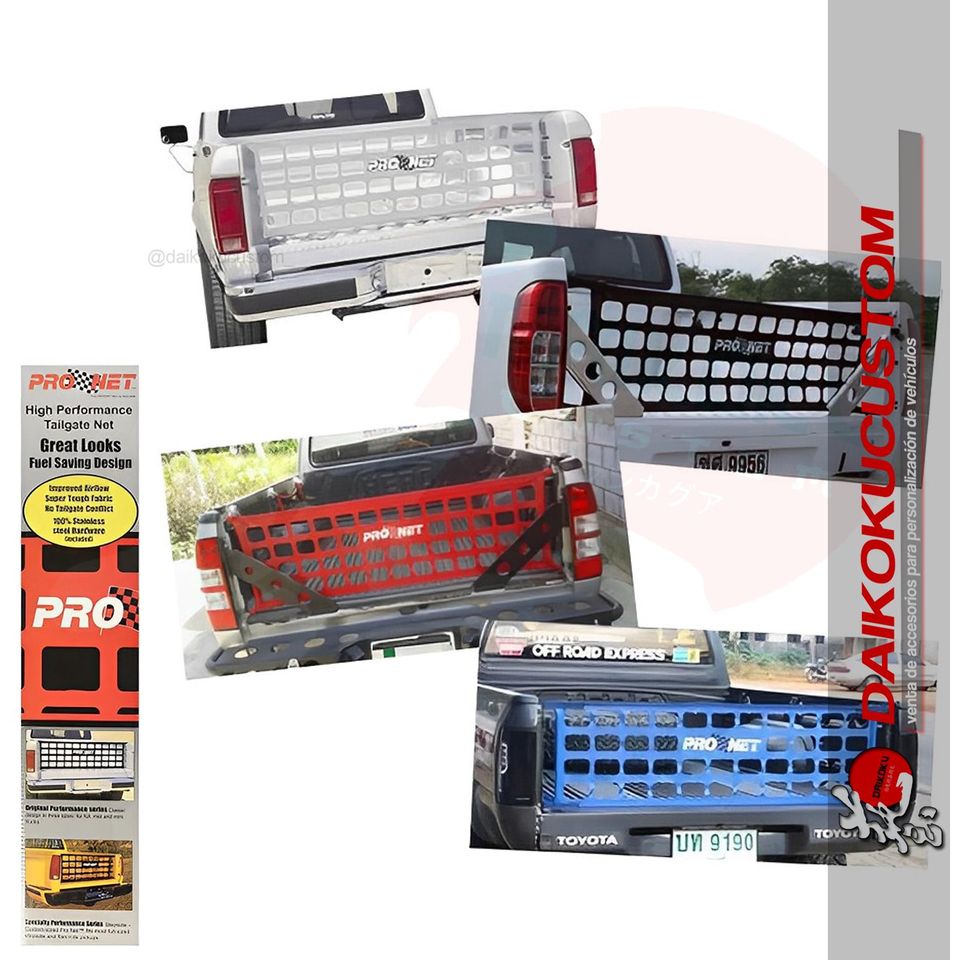 Malla Pick Up Pro-Net Tipo Rally 123cm