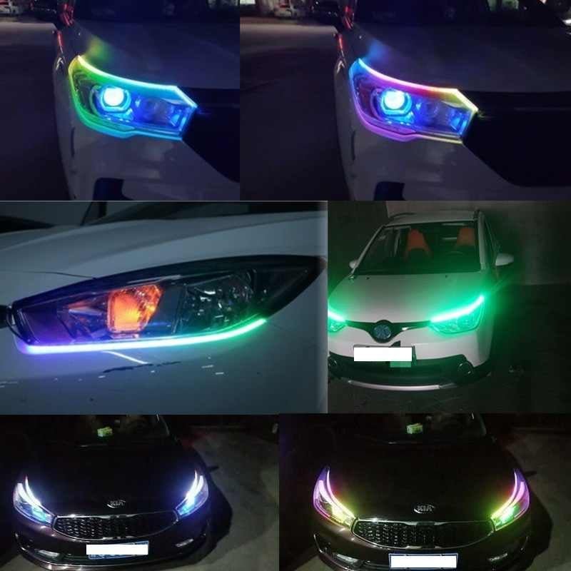 Tiras Led RGB 60cm Para Foco Adhesivas