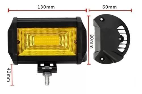 Neblineros Led 72w Rectangular Ambar Expansion M1 X2