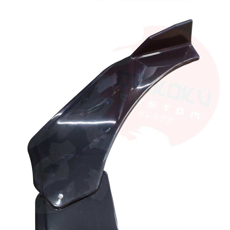 Lip 5 Piezas Parachoque Regulable Borde Rojo Universal