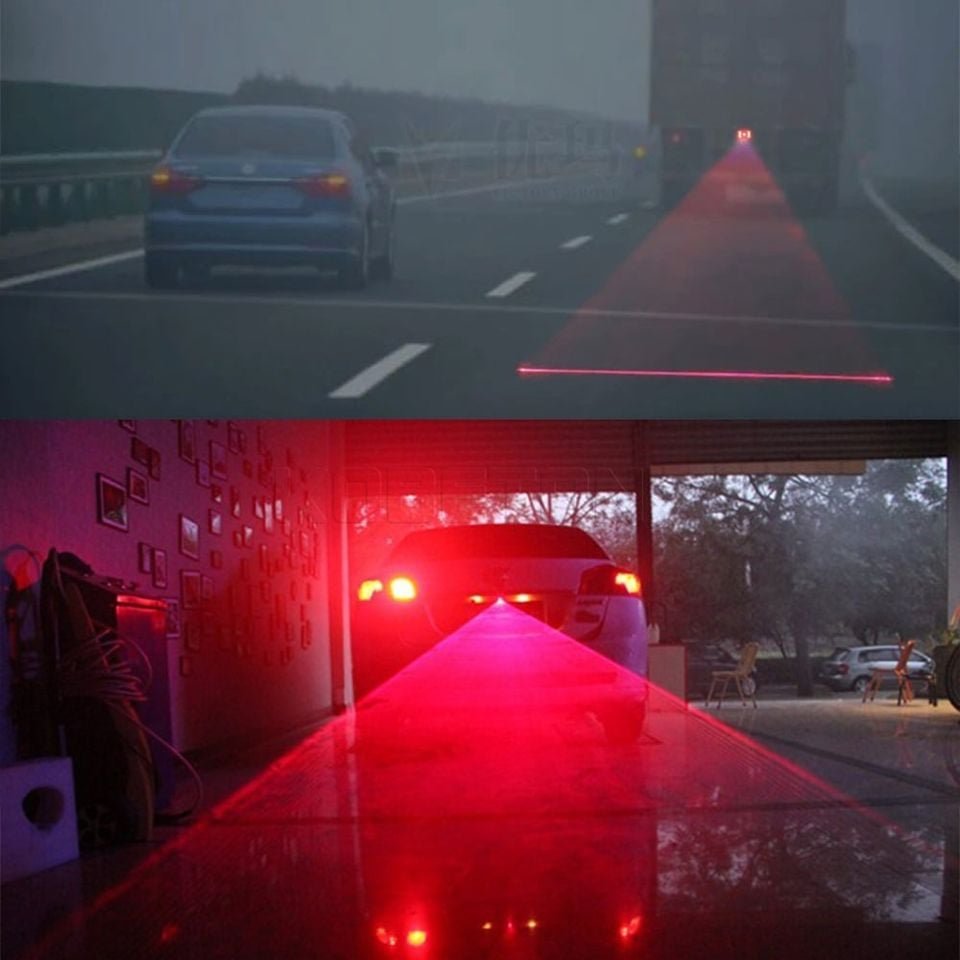 Luz Led Laser Anti-Niebla Freno