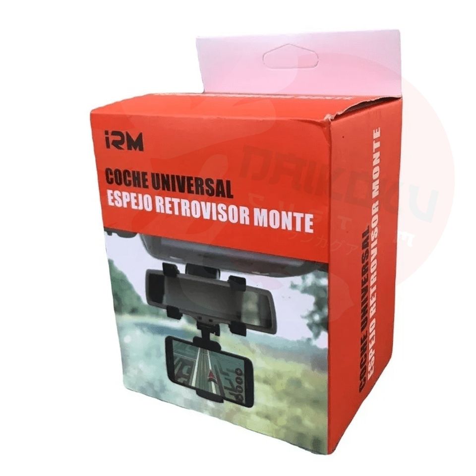Soporte Celular Espejo Retrovisor + Presion Sin Marca 05283
