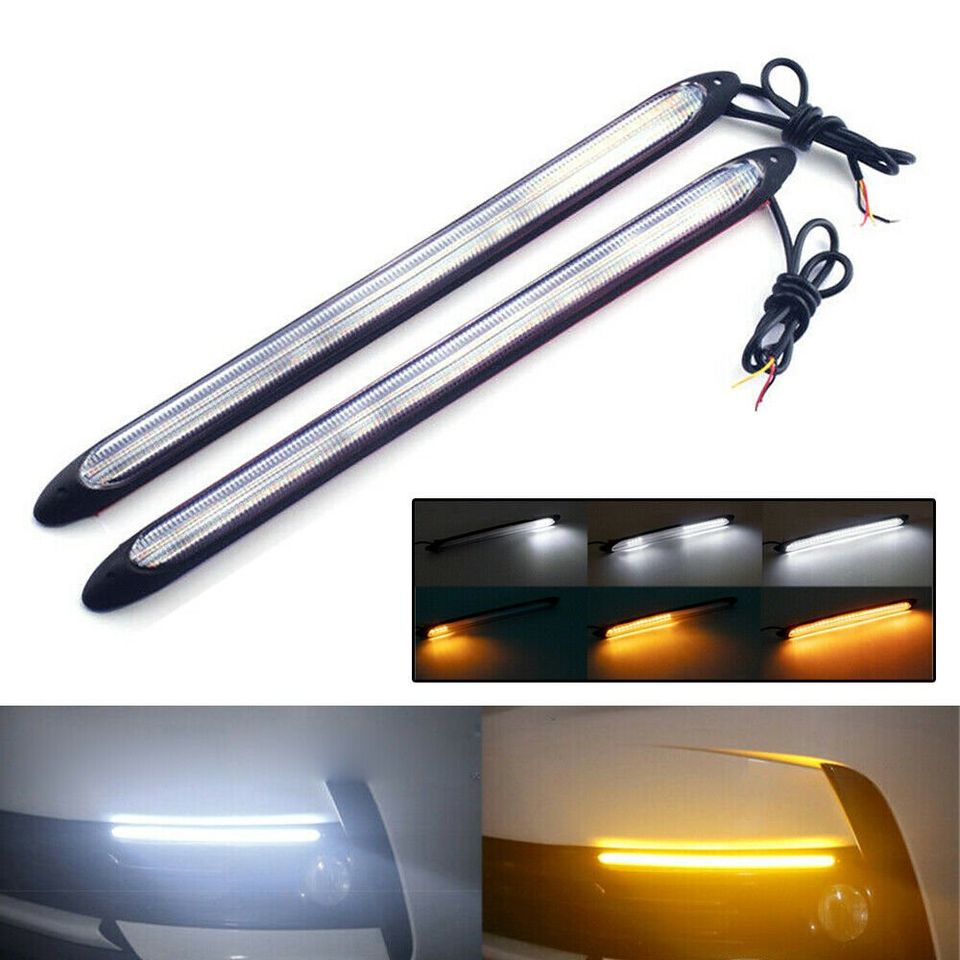 Neblineros Led Flexible Largo 28cm Secuencial X2