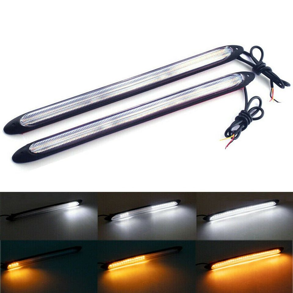 Neblineros Led Flexible Largo 28cm Secuencial X2