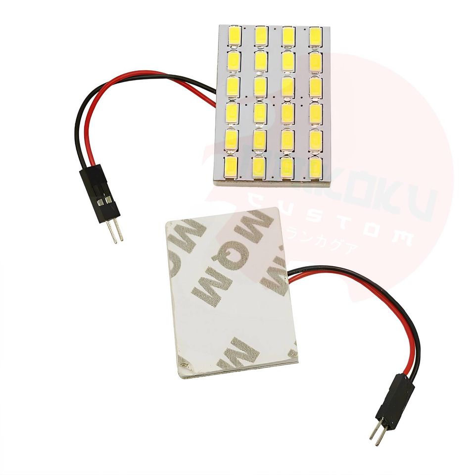 Placa Panel Led Techo 24 Cuadrados + Adaptadores