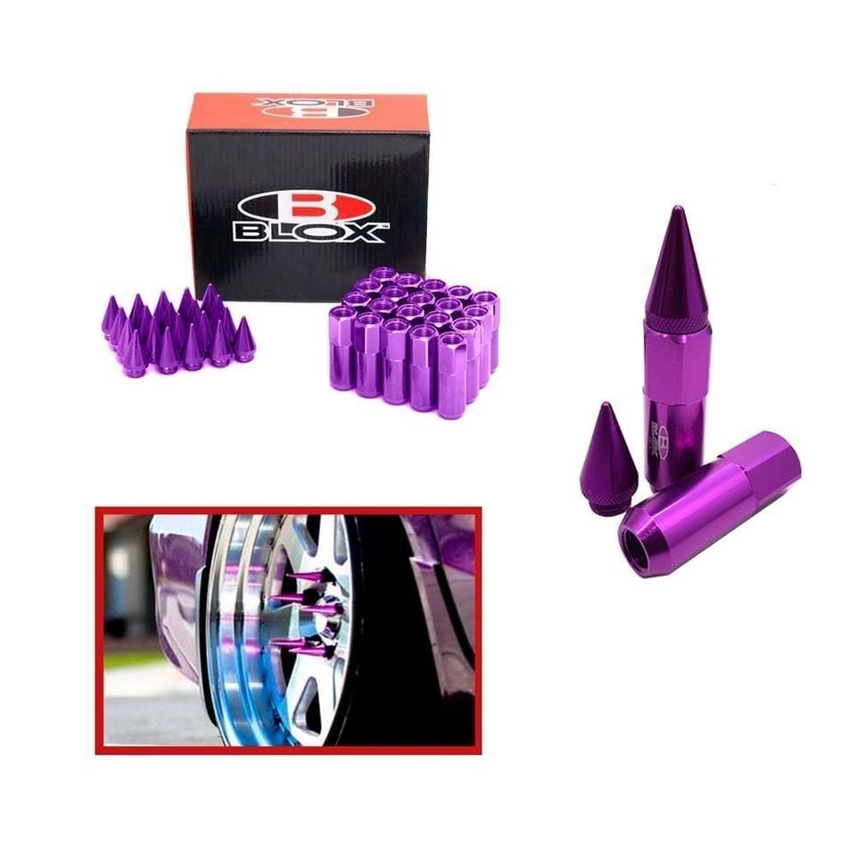 Tuercas 20pcs M12X1.25 Blox Punta Aluminio Colores
