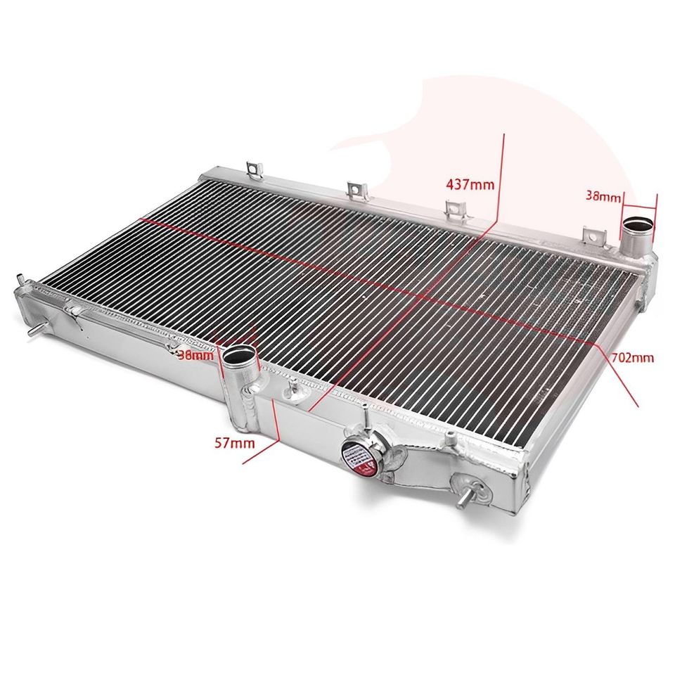 Radiador Aluminio Impreza Grb Sti 2008-2014 Mecanico