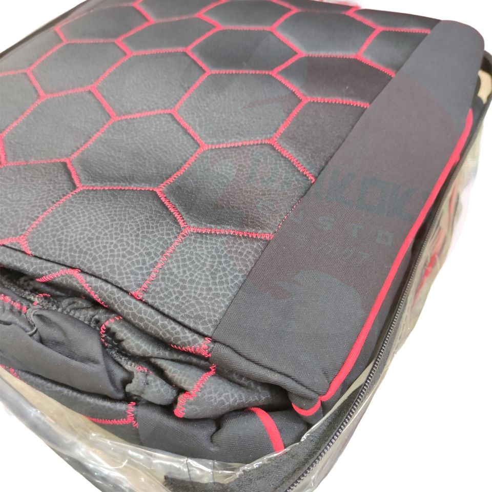 Fundas Cubre Asiento Tela Hexagono Zdt0147