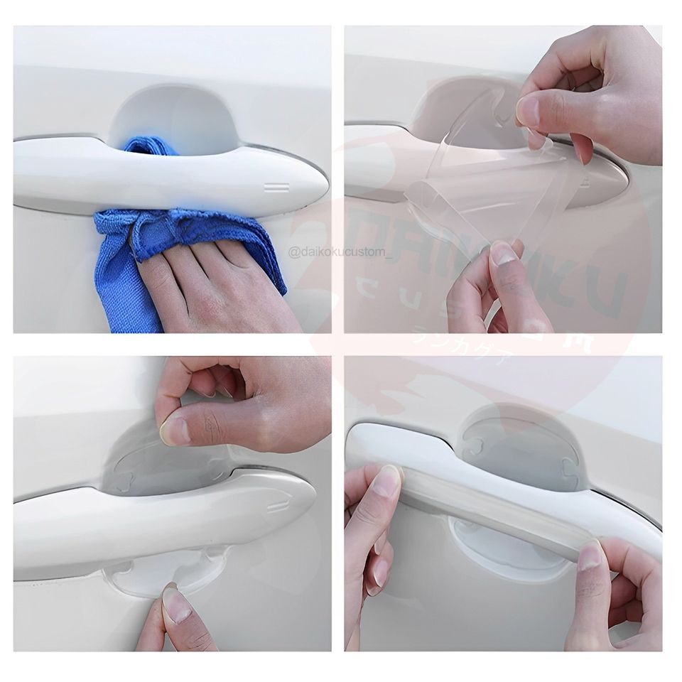 Protector Manilla + Tope Puerta Transparentes 8pcs