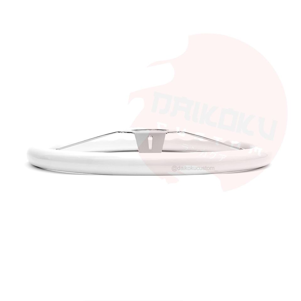 Volante Deportivo Nardi Blanco Cromado