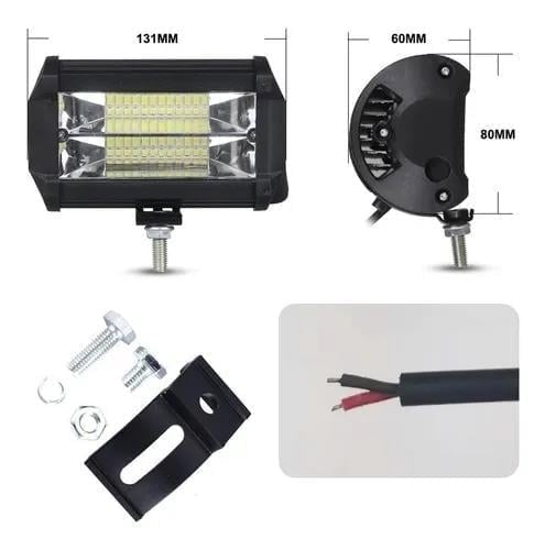 Neblineros Led 72w Rectangular Blanco Expansion M2 X2