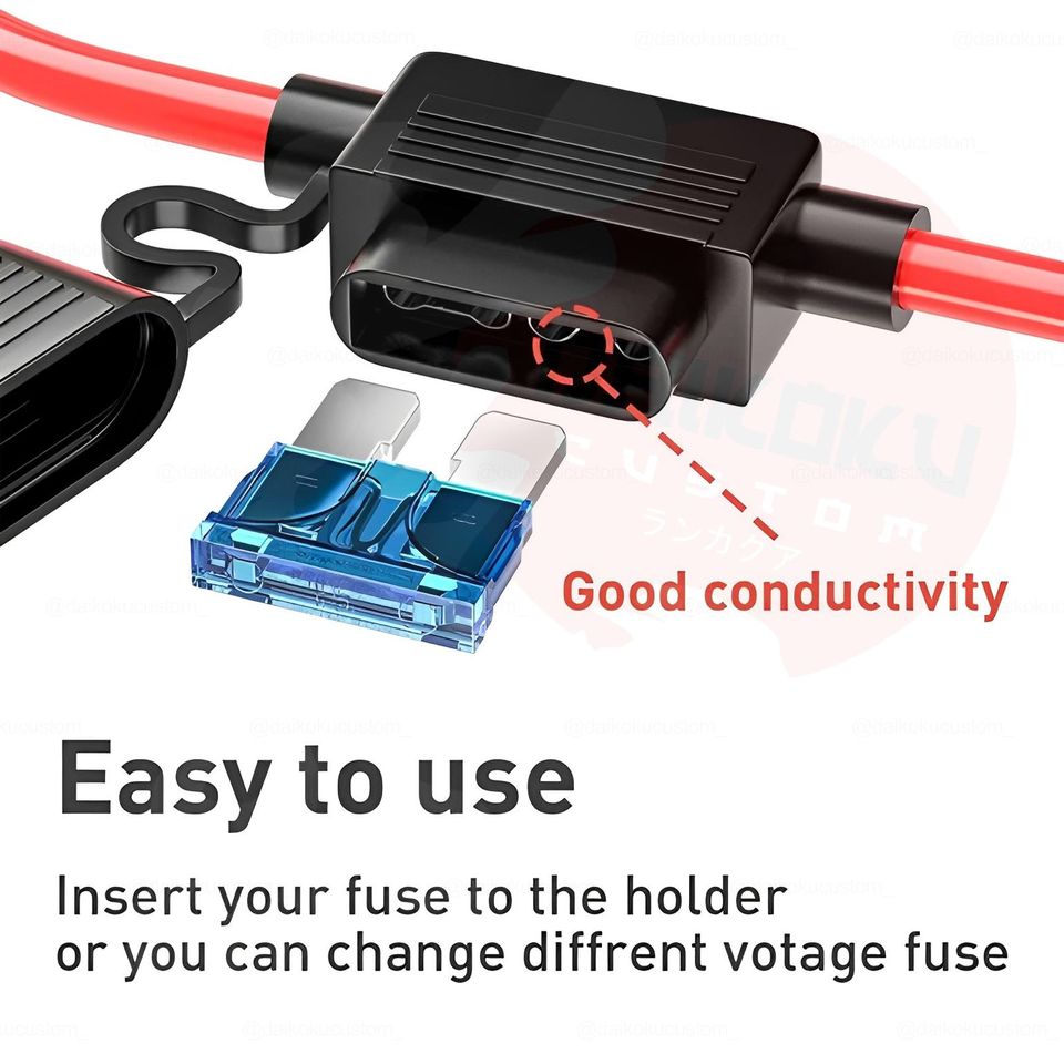 Porta Fusible Mini + Mini Fusible 30a Max