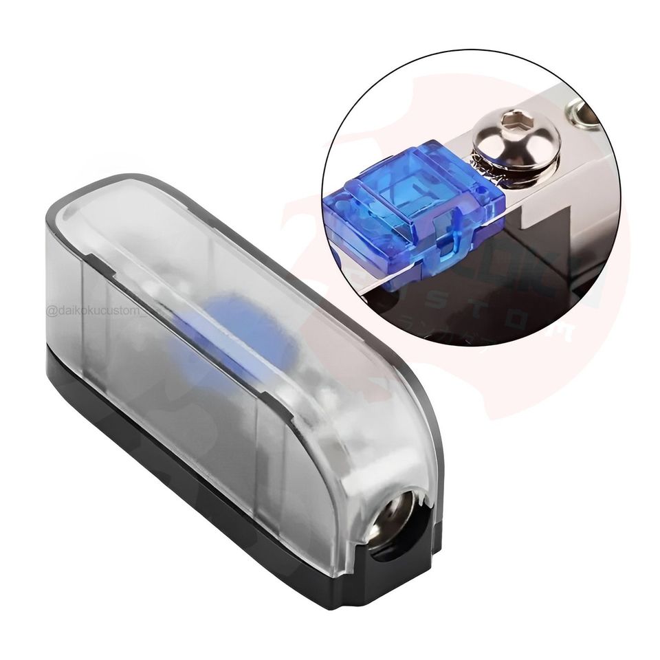 Porta Fusible Audio 7cm Protector Transparente