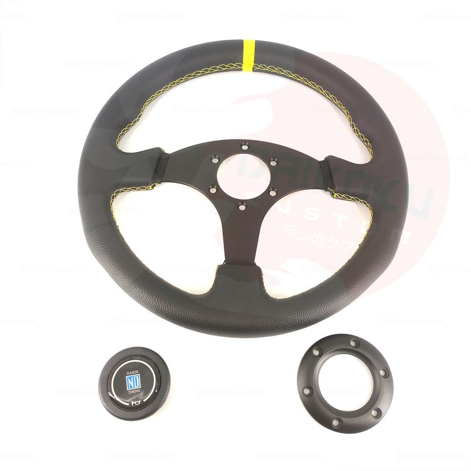 Volante Deportivo Nardi ST51 Cuerina Hilo