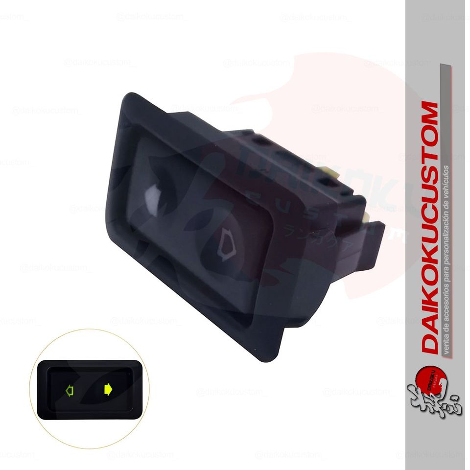 Boton Interruptor Alzavidrio 6 Pin