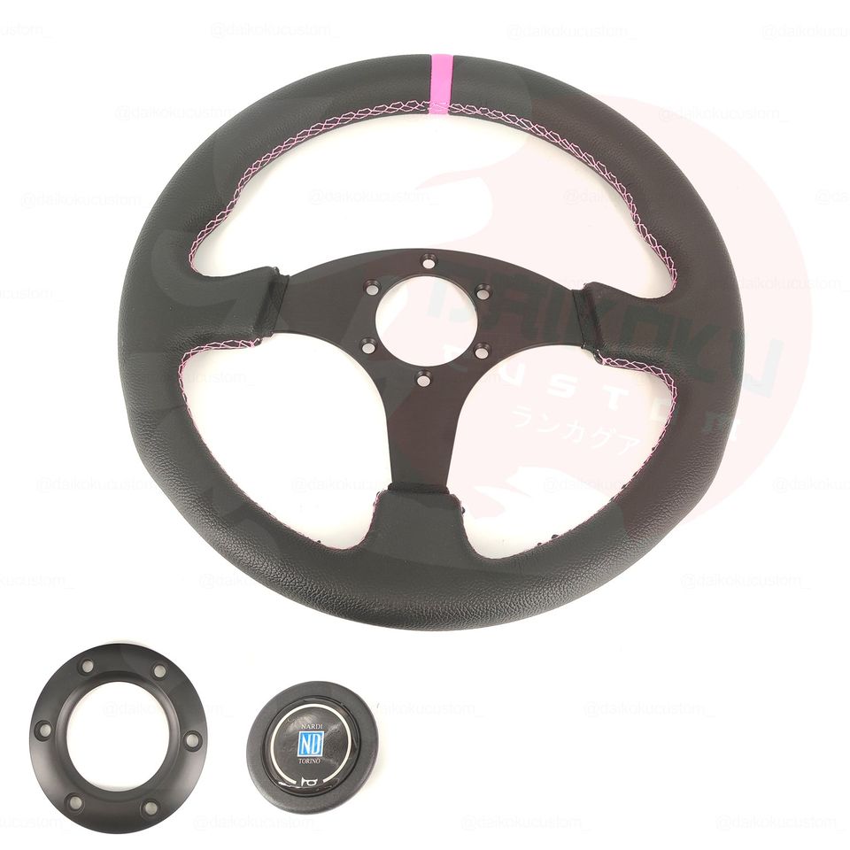 Volante Deportivo Nardi ST51 Cuerina Hilo