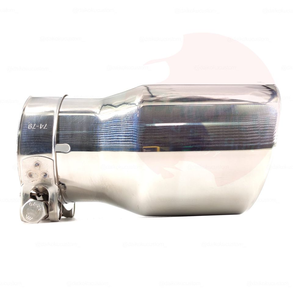Cola Escape Remus 3" A 4" Cromado (Silver) + Abrazadera