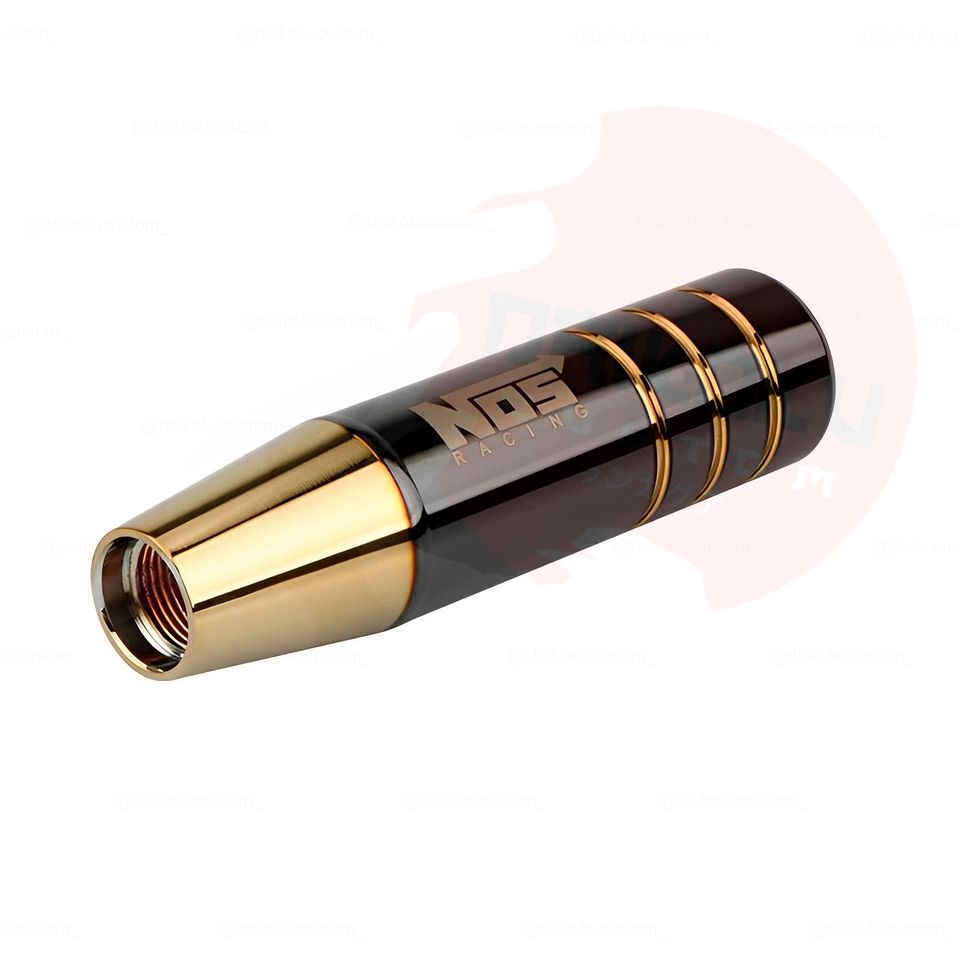 Pomo Nos 13cm Negro Con Dorado