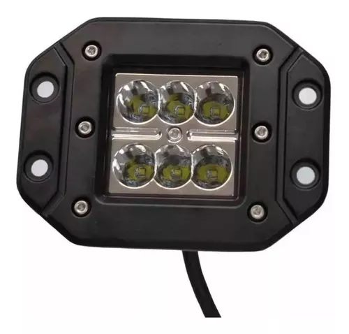 Neblineros Led Cree Embutido 6 Led 18w X2
