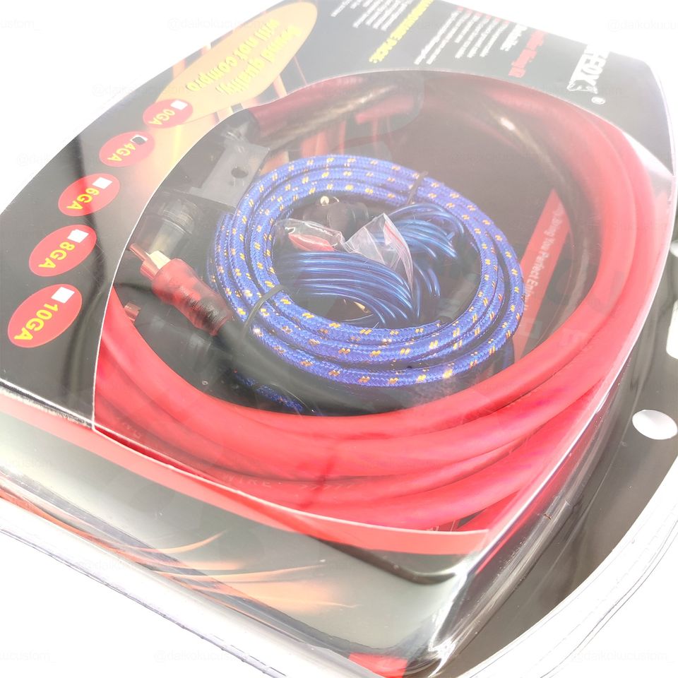 Kit Cables Amplificador 4gkt K-fox