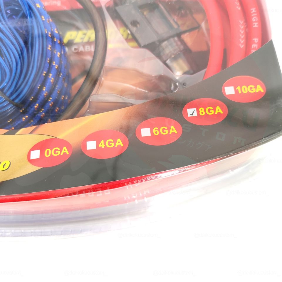 Kit Cables Amplificador 8gkt k-Fox