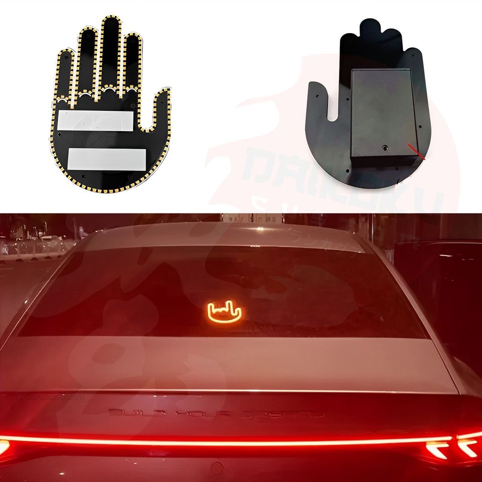 Mano Adhesiva Luz Led 3 Gestos + Control