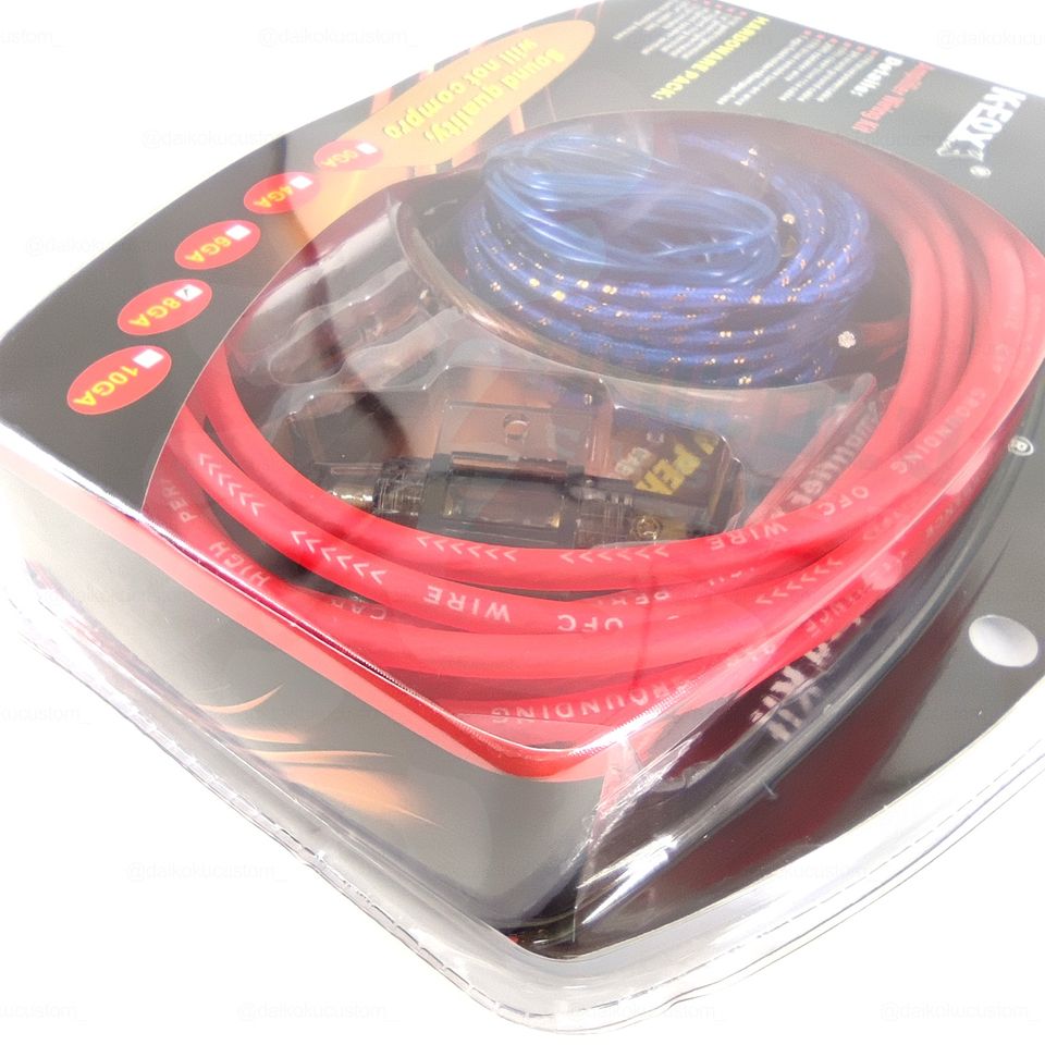 Kit Cables Amplificador 8gkt k-Fox