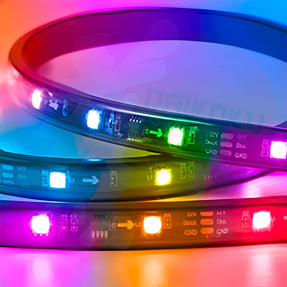 Luces Exterior Piso Colorful + App Bluetooth (4x90cm 2x180cm)