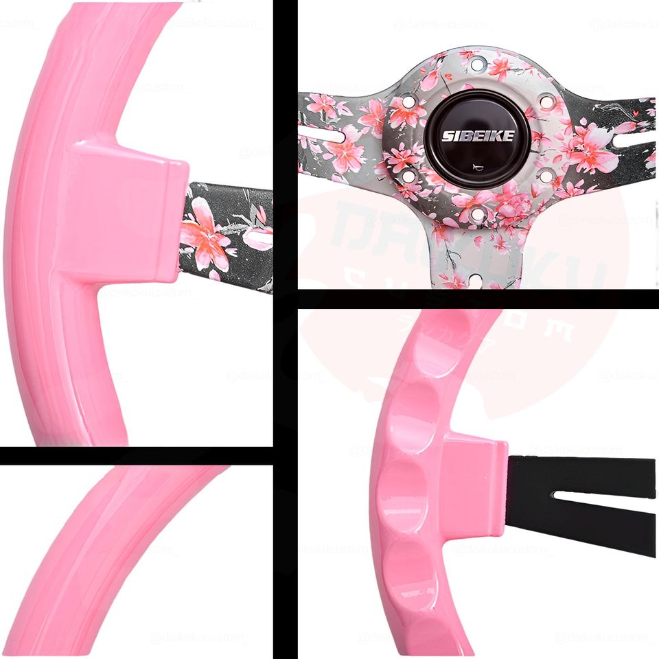 Volante Deportivo Nardi Rosado Centro Flores Exclusivo