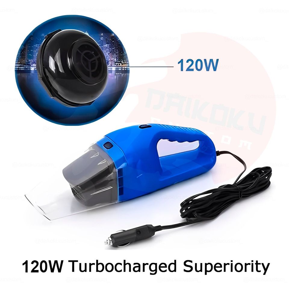 Aspiradora 120w Portatil Premium 12v