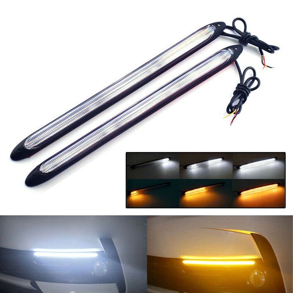Neblineros Led Flexible Corto 23cm Secuencial H81-25 X2