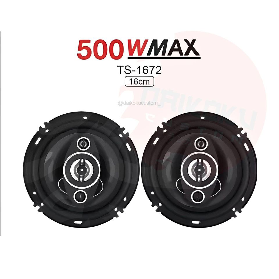 Parlantes 16cm 500w Pcinener ts-1675