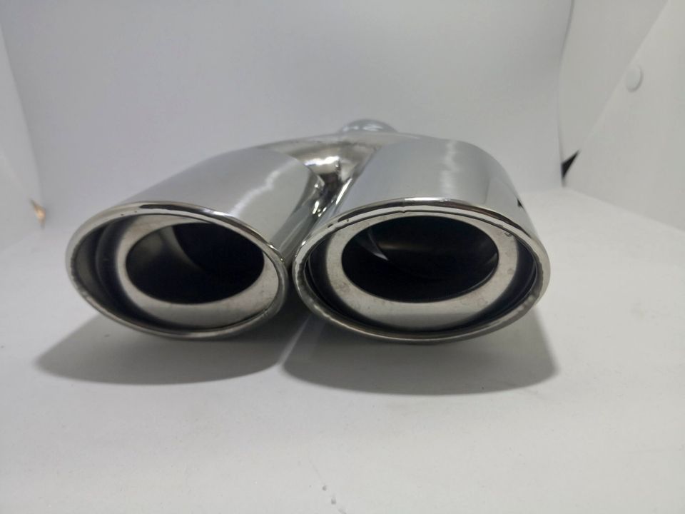 Cola Escape Doble Cromada Ovalada Grande H26-24