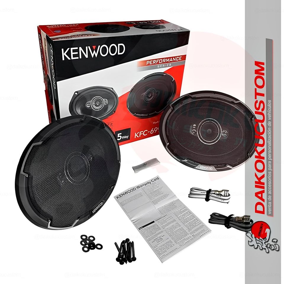 Parlantes 6x9 550w Kenwood Kfc-Ps6976