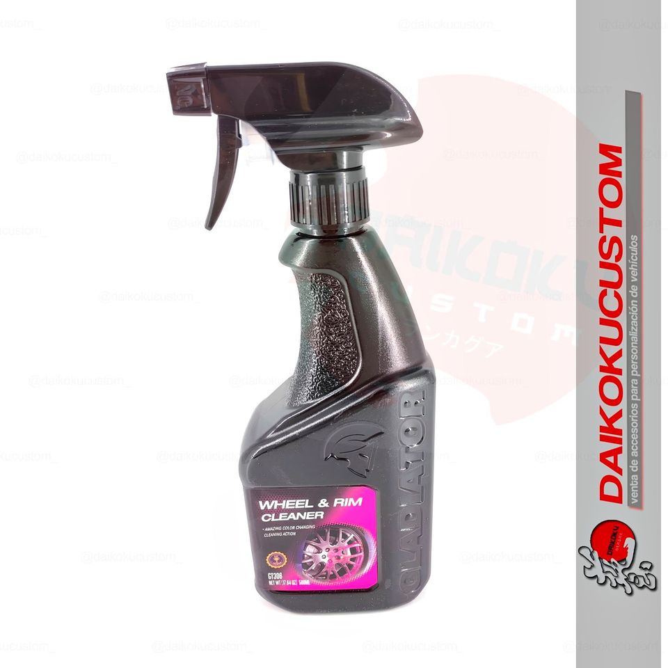Limpiador Llantas Gladiator Liquida 500ml Gt306 + Atomizador