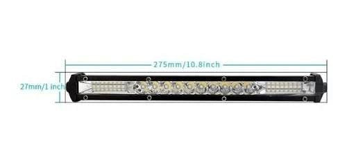 Barra Led Recta Slim 78w 28cm