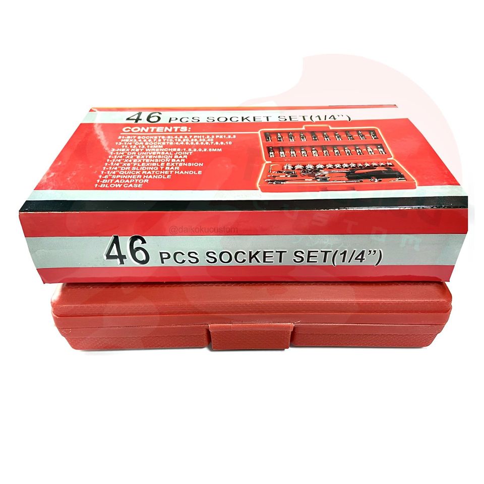 Juego Dados Con Chicharra 46 Piezas Caja Roja