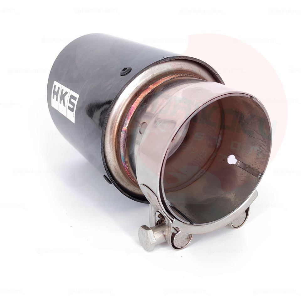 Cola Escape HKS Carbono Forjado 3" A 4"