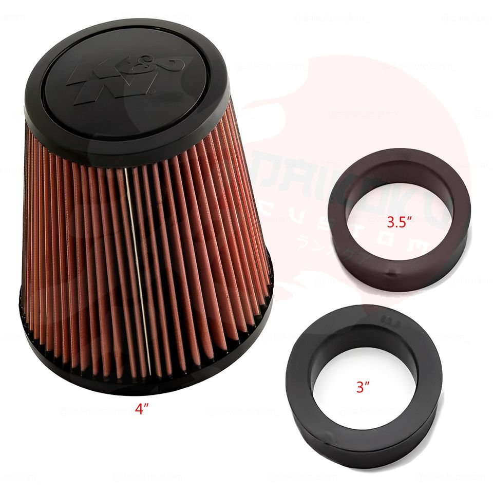 Filtro Conico K&N Chico Multi-Medidas 3", 3.5" Y 4"