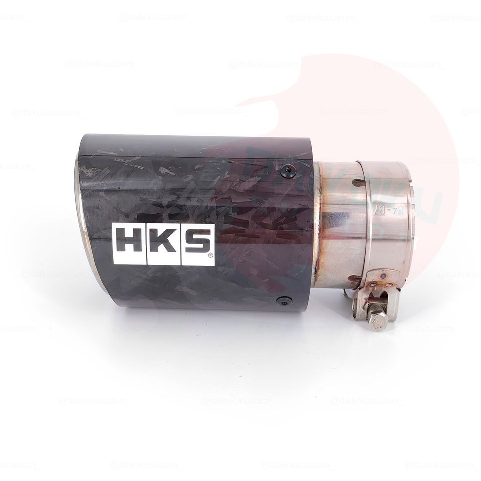 Cola Escape HKS Carbono Forjado 2.5" A 3.5"