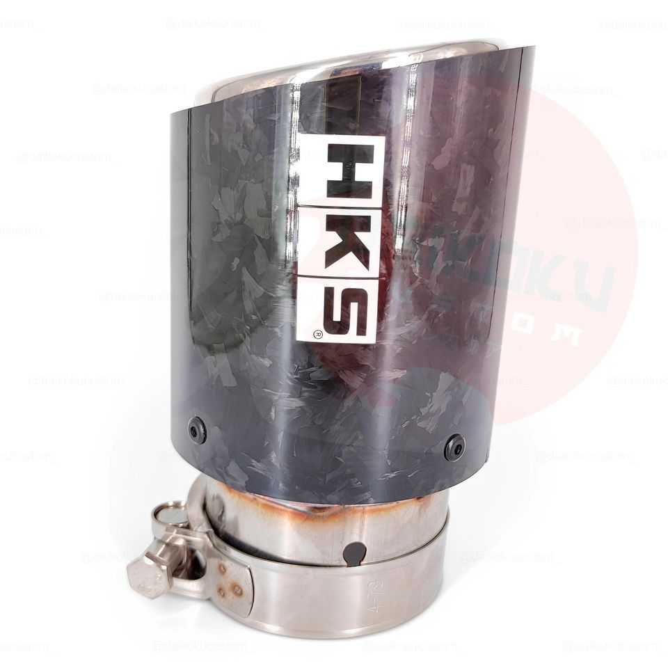 Cola Escape HKS Carbono Forjado 3" A 4"