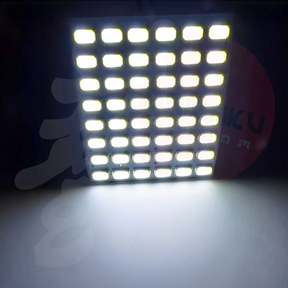 Placa Panel Led Techo 48 Cuadrados + Adaptadores